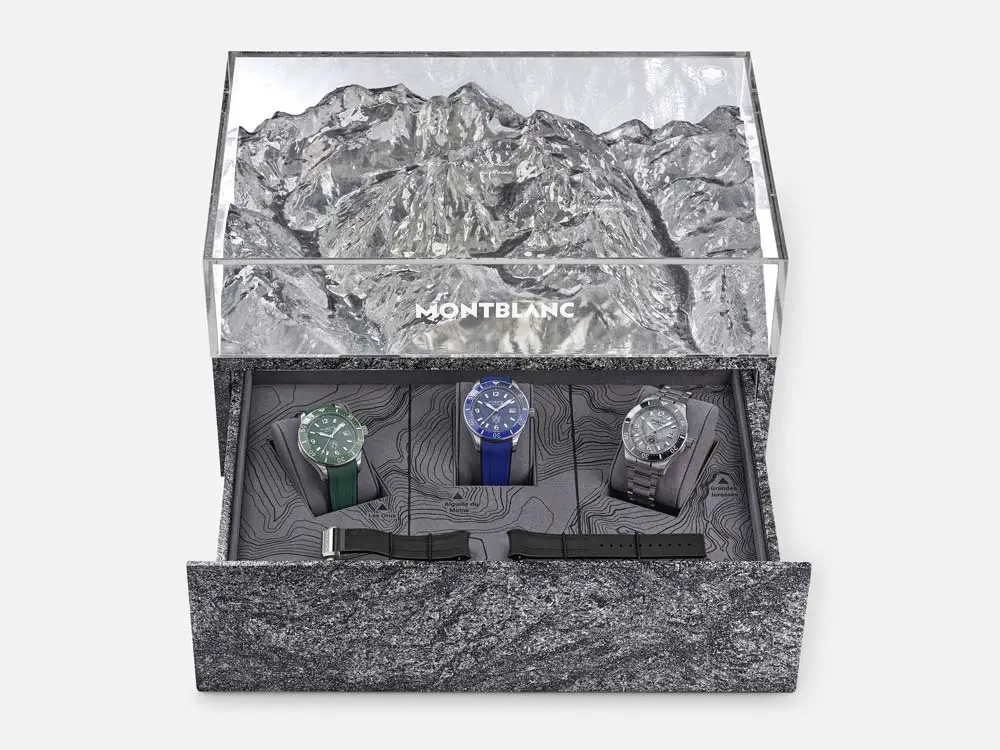 Montblanc 1858 Iced Sea Automatic Date 129765