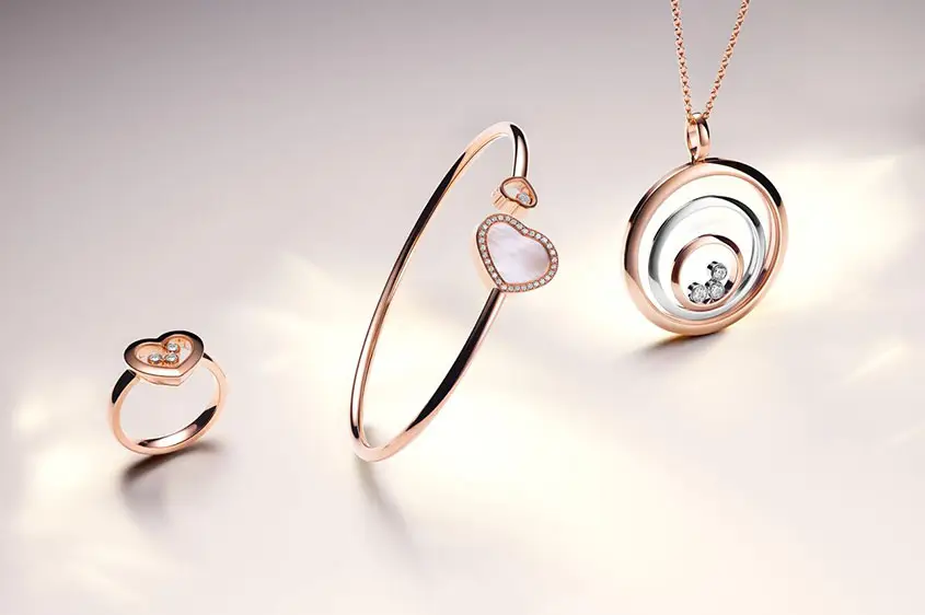 Chopard watches and jewellery called Maison with a big heart