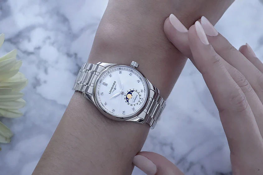 The elegance of a Longines watch with over 190 years of tradition
