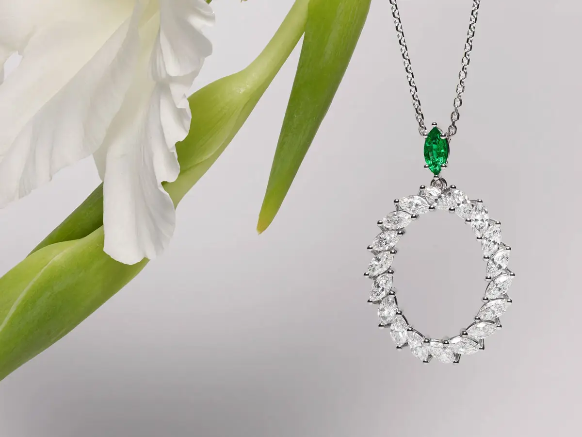 Gold Chopard L'Heure Du Diamant Necklace 799067-1001