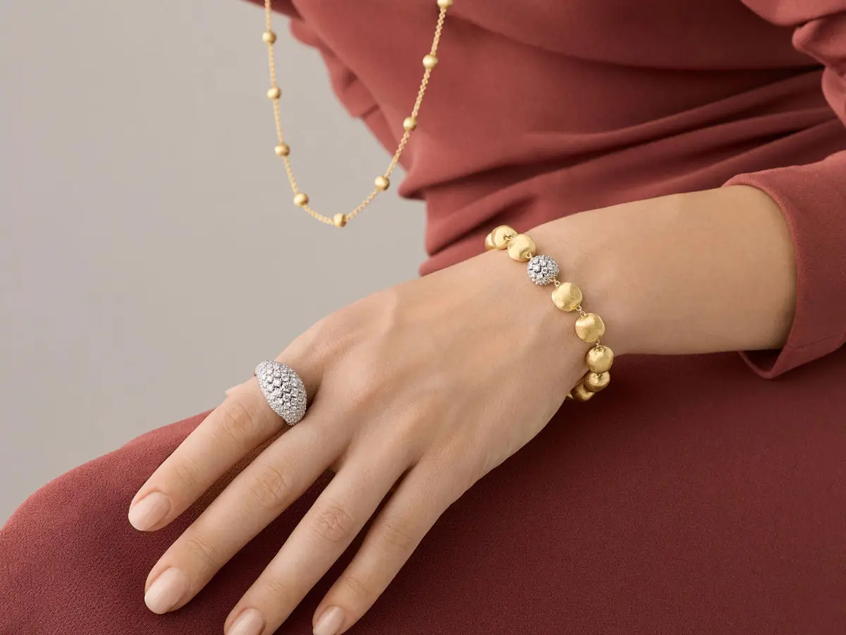 Gold Necklace Marco Bicego Africa CB1416 Y 02