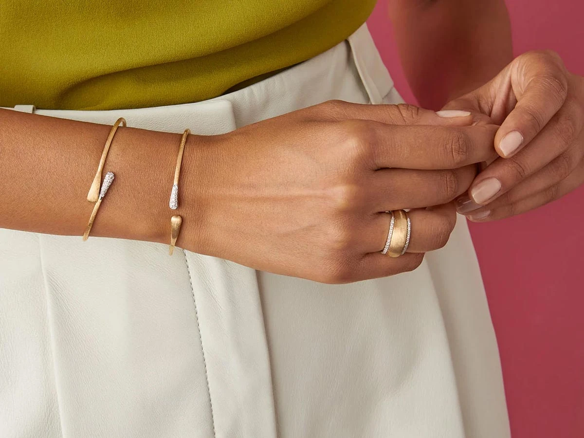 Gold Bracelet Marco Bicego Lucia SB109 B YW Q6