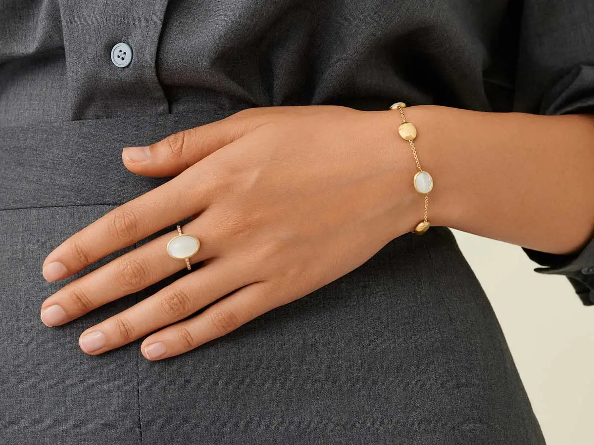 Gold Earrings Marco Bicego Siviglia OB1477 AQ01 Y