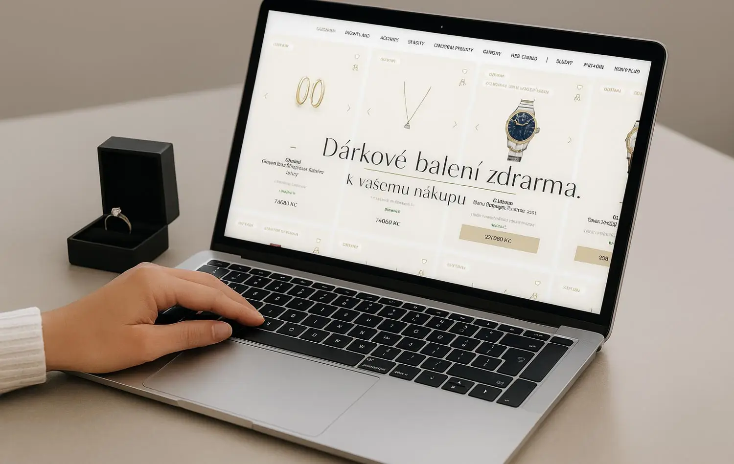 1. Choose your jewellery or watch