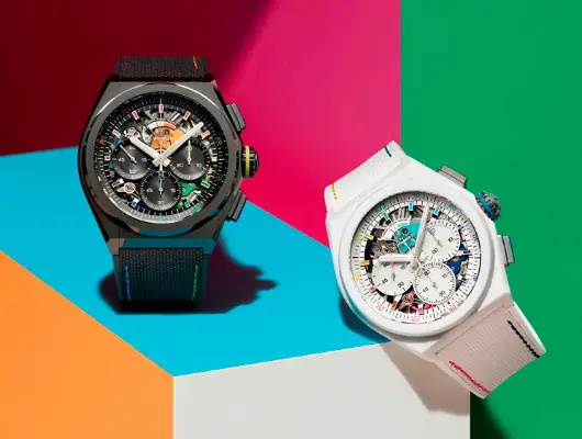 The distinctive Zenith Defy 21 Chroma returns in two limited editions
