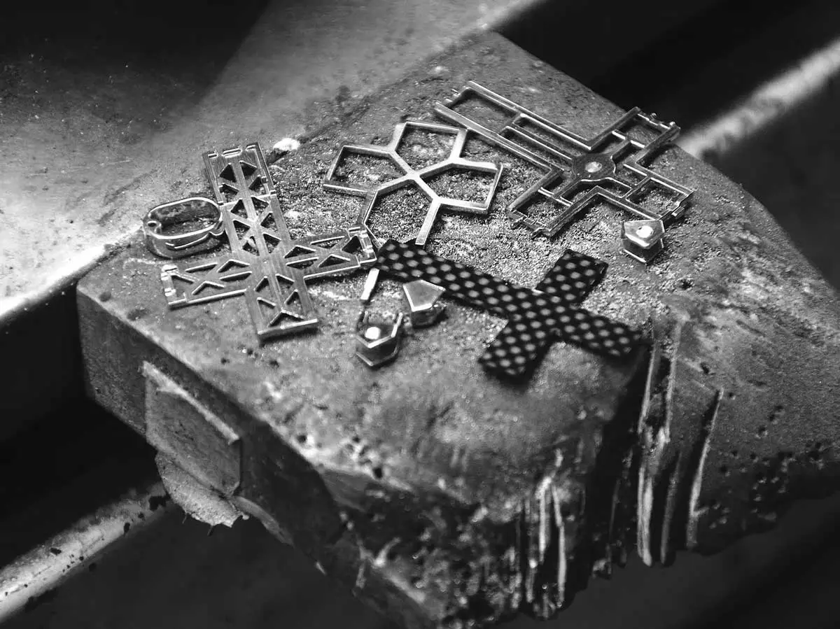 Gold Men's Baraka Bracelet made of Combination Gold BR351011