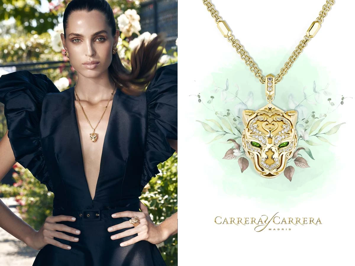 Gold Necklace Carrera y Carrera New Shanghai Mini