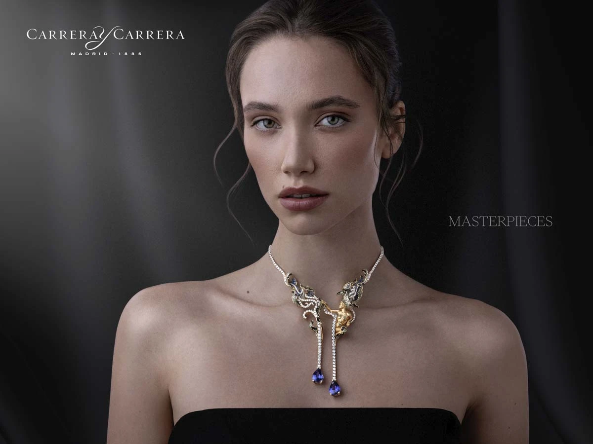 Gold Necklace Carrera y Carrera New Shanghai Mini