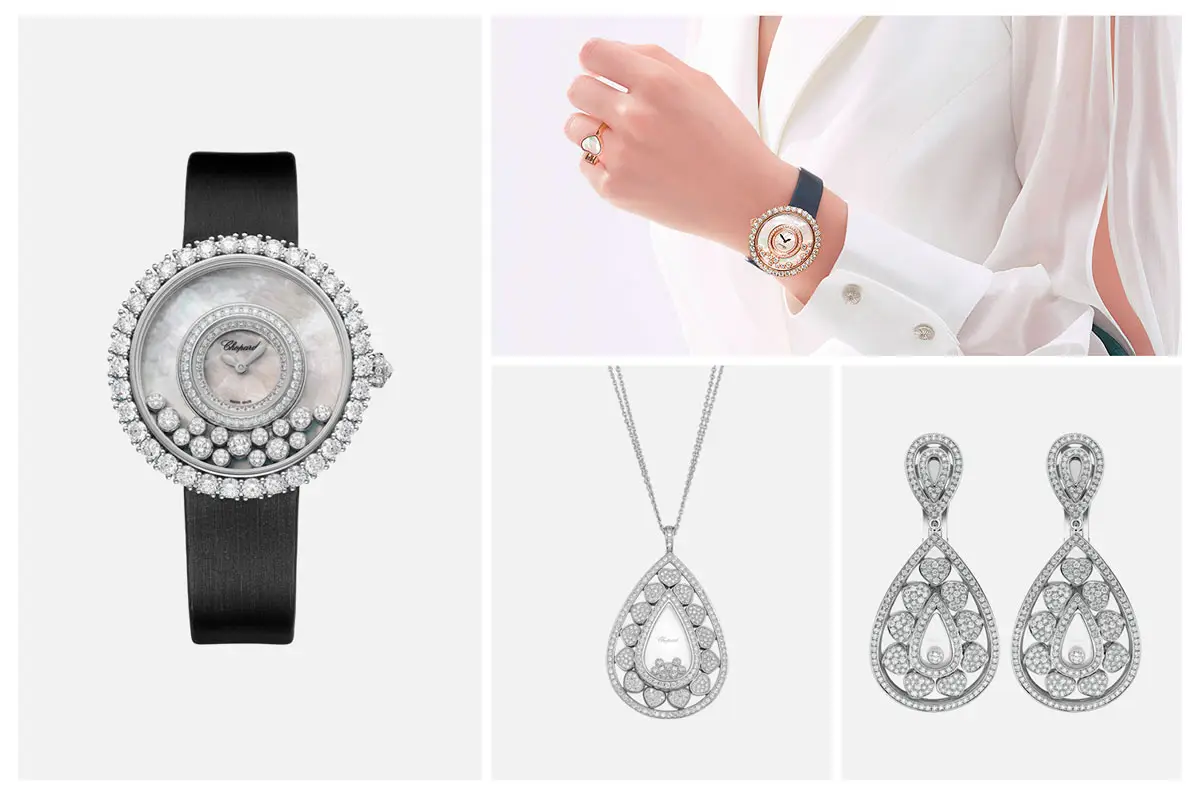 Chopard watches and jewellery called Maison with a big heart
