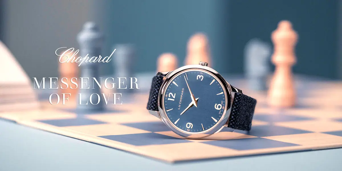 Chopard watches and jewellery called Maison with a big heart