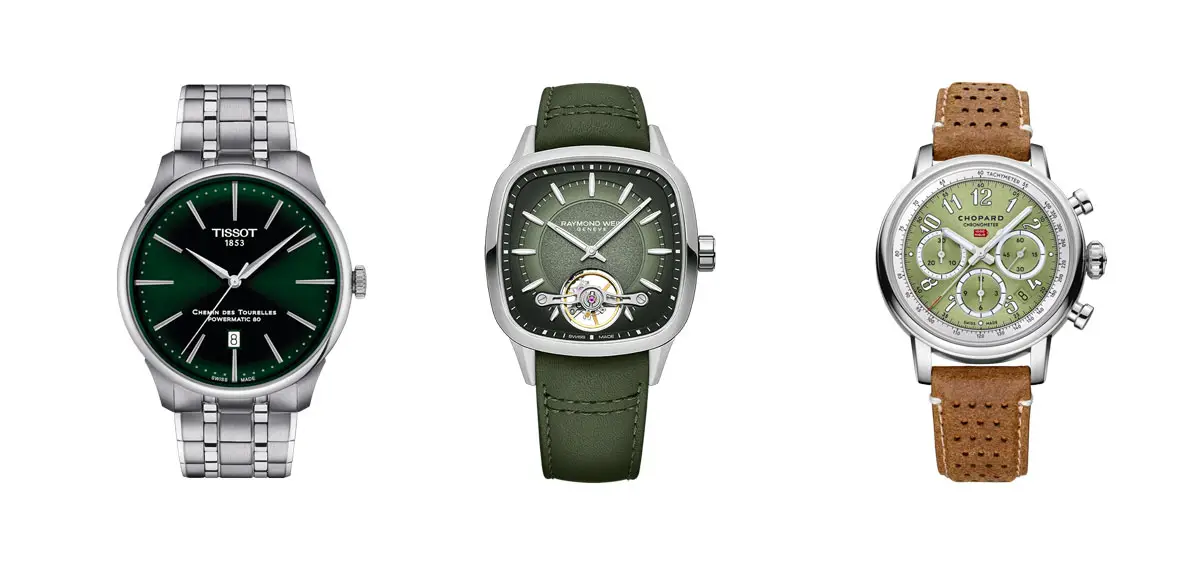 What trends are ruling the world of luxury watches? Green is still in