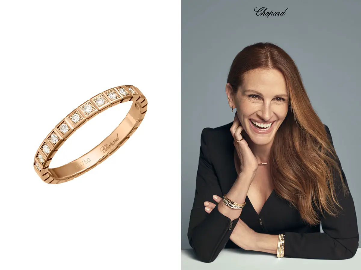 Julia Roberts lent her smile to Chopard watches and jewellery