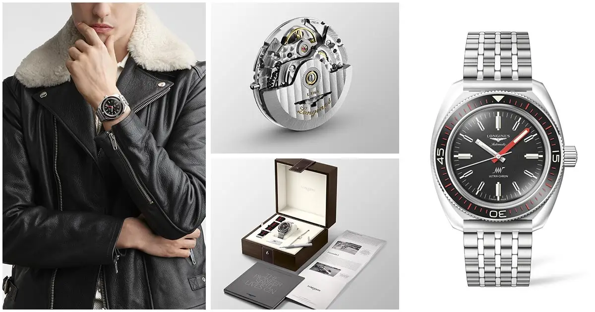 The Longines Ultra-Chron watch with Diver movement is a welcome summer refresher