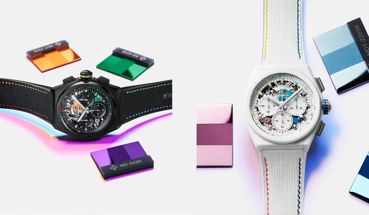 The distinctive Zenith Defy 21 Chroma returns in two limited editions