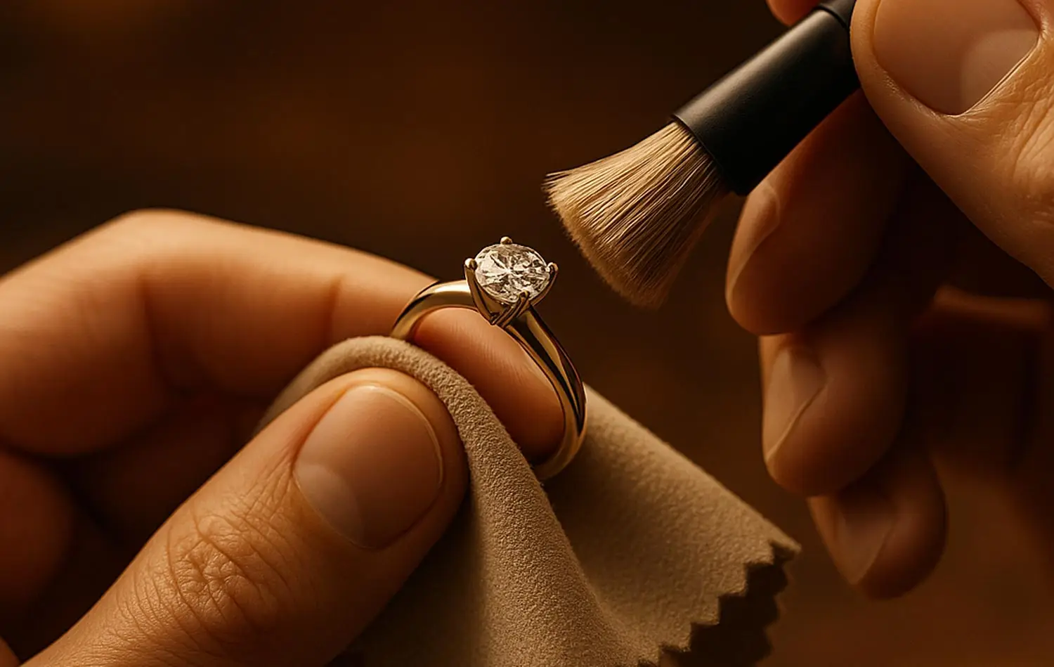 Lifetime warranty and free jewellery maintenance